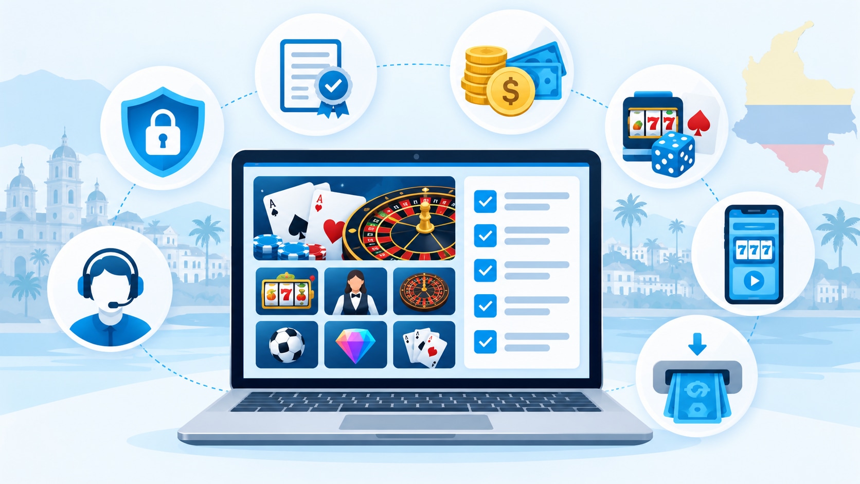 Criterios para evaluar casinos online en Colombia